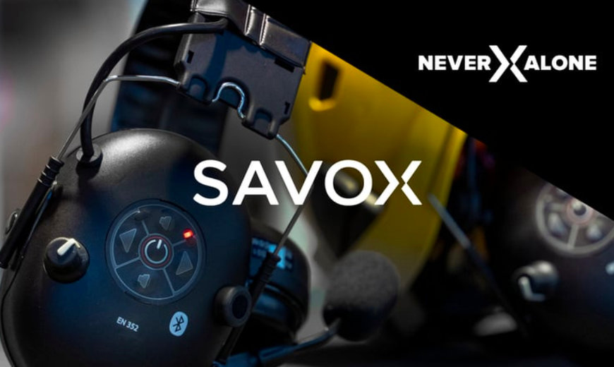 Savox Noise-COM 500 hörselskydd för tung industriell användning